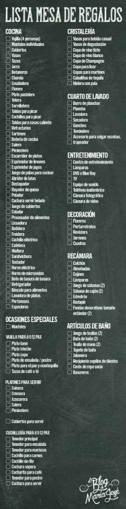 Mesa de regalos - 1