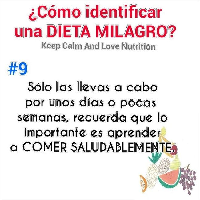 Dieta milagro 9