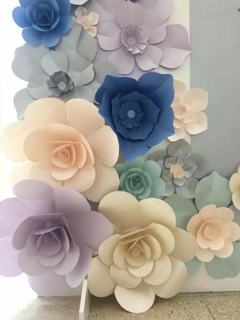 Decoración con flores gigantes de papel?? - 2