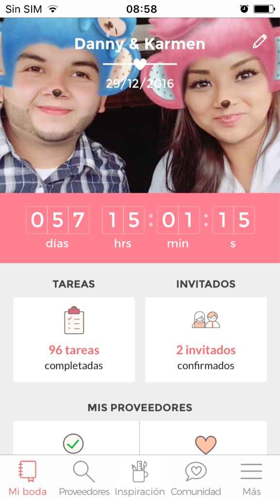 Mi contador a 57 días - 1