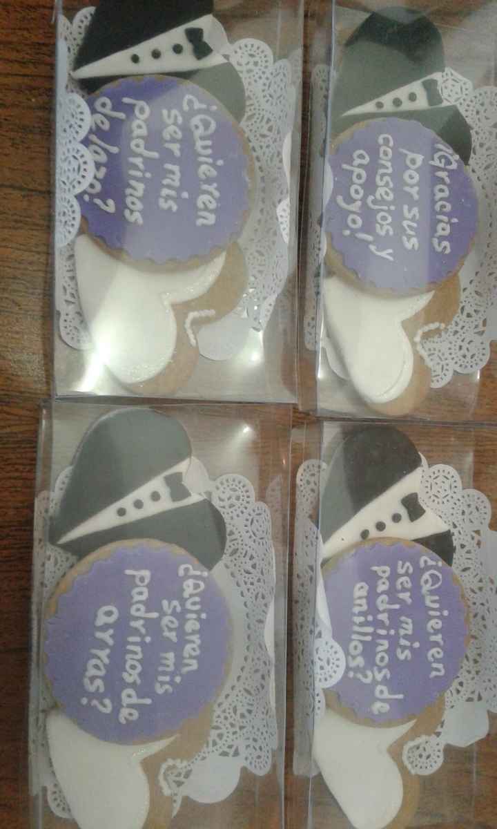 el agradecimiento fue para los abuelos de mi novio que siempre nos apoyan 