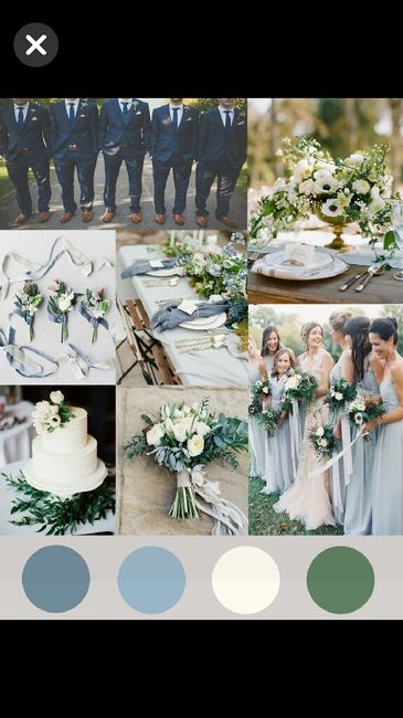 ¿qué color usarán en la boda? - 1
