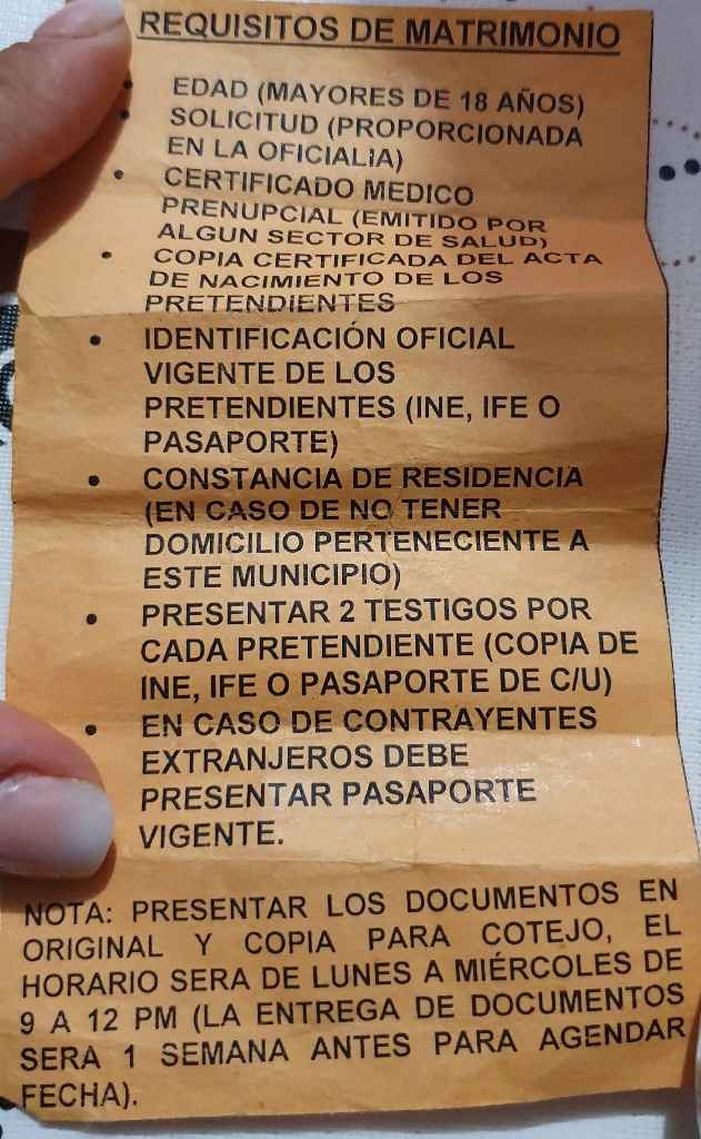 Tramite boda civil - 1