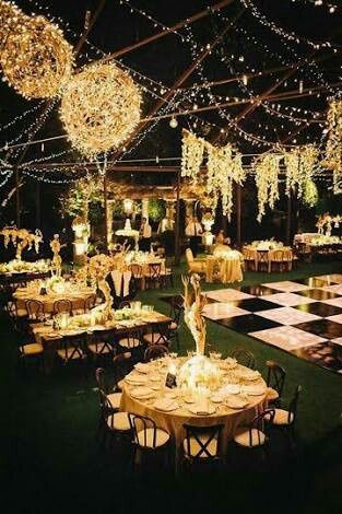 Para una boda de Jardín de noche.!! 3