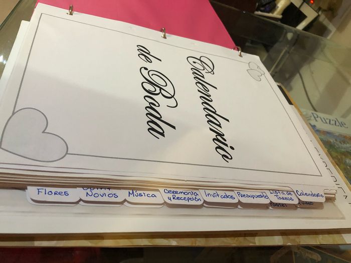 Agenda de bodas - 3