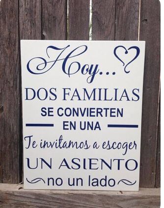 Letreros para bodas 6