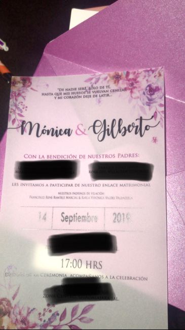 Por fiiin invitaciones !!! y pedida de matrimonio 😍 - 2