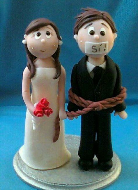 Divertidas figuras para tu pastel de bodas 🍰 - 1