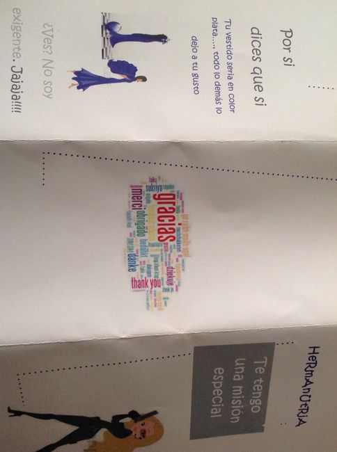 Trípticos y regalito damas - 2