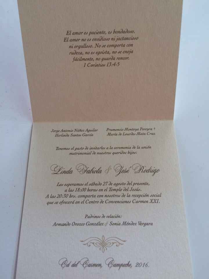 Por fin tengo mis invitaciones!! - 2