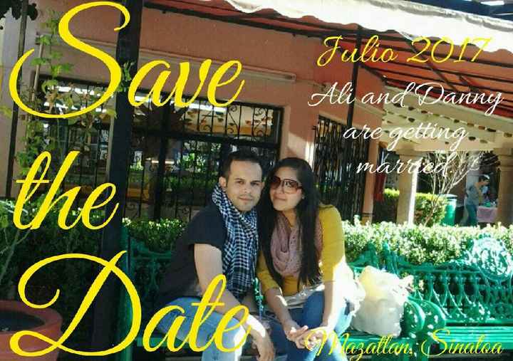 Diy save the date!!!! - 2