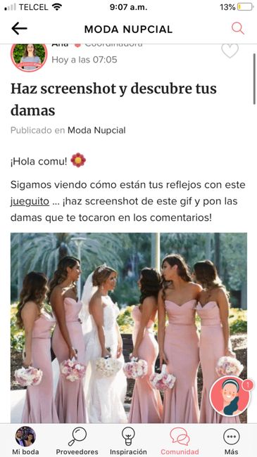 Haz screenshot y descubre tus damas - 1