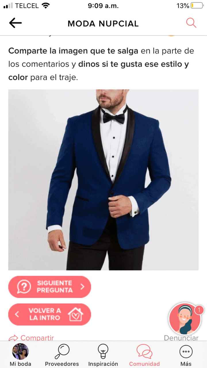 Haz screenshot y descubre el look de novio - 1