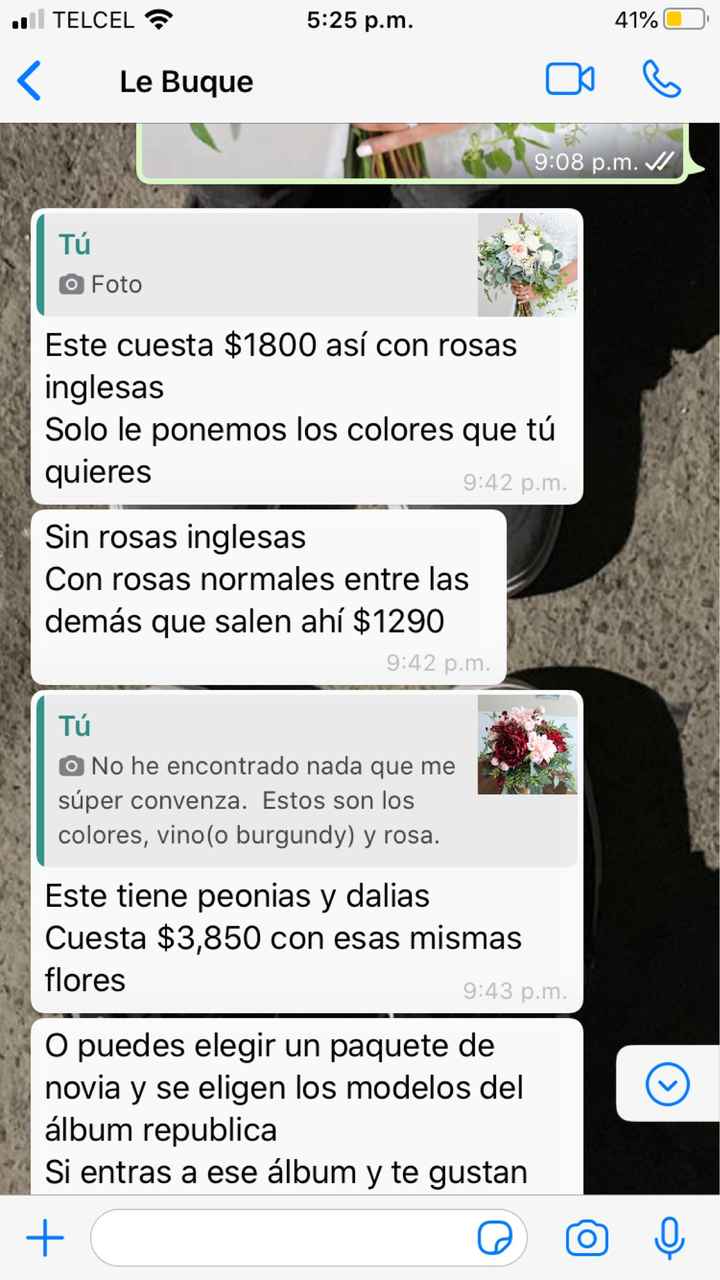 ¿Cuánto pagar por el ramo? - 1