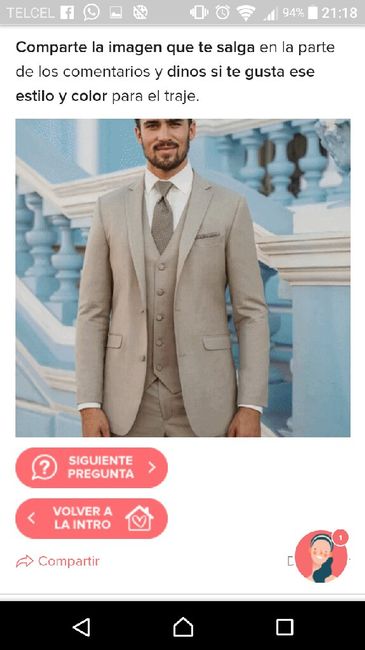 Haz screenshot y descubre el look de novio - 1