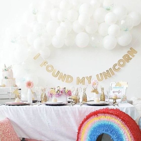 Despedida de soltera con temática de unicornio 17