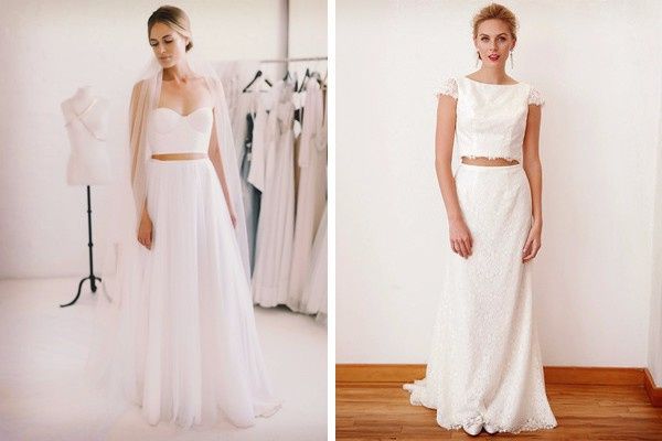 Vestidos crop top