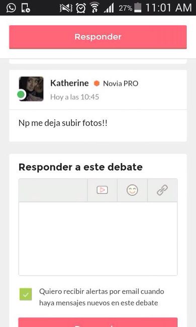 No me deja subir fotos - 1