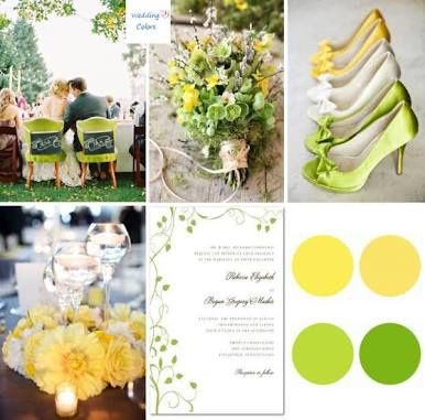 Combinaciones de colores en amarillo y toques de verde - 8