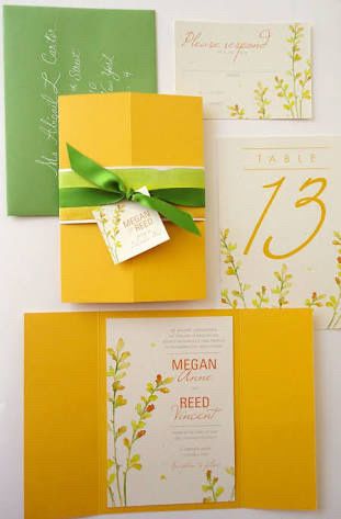 Combinaciones de colores en amarillo y toques de verde - 15