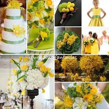 Combinaciones de colores en amarillo y toques de verde - 16