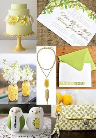 Combinaciones de colores en amarillo y toques de verde - 17