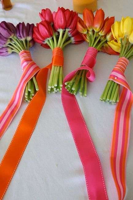 Ramos de novia con tulipanes 🌷💐❤️ - 46