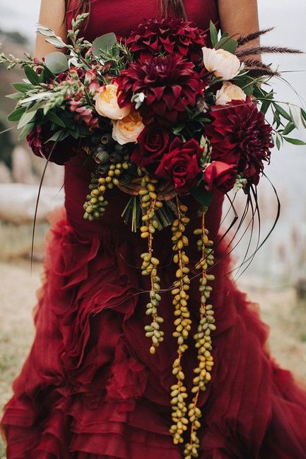 Ramos de novia con rojo 💐🌹 - 17