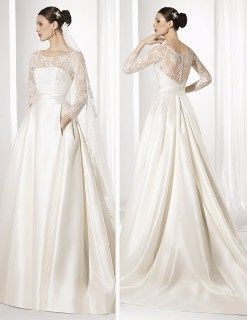 Vestidos de novia con bolsas