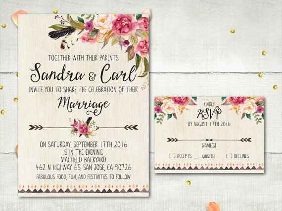 Invitaciones modernas - 3