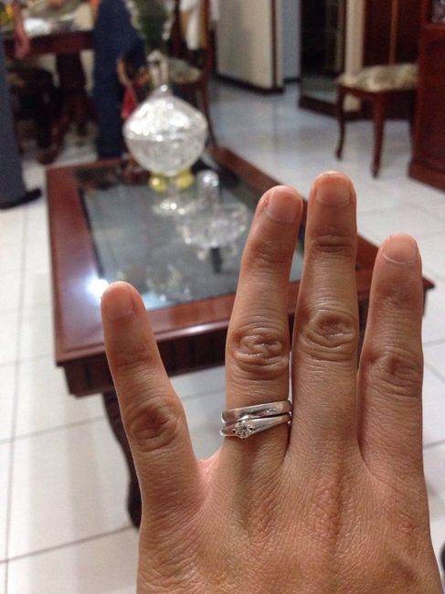 Tradición de las alianzas y anillos de compromiso - 1