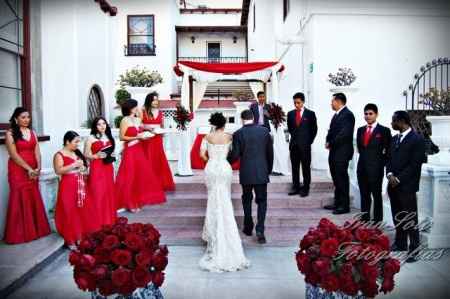 la hora de la ceremonia