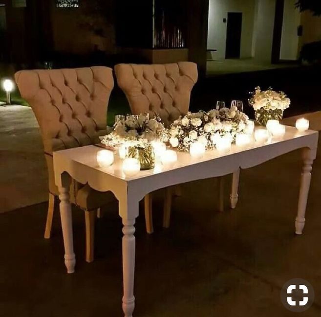 ¿qué les parecen estas ideas de mesa para los novios? - 7