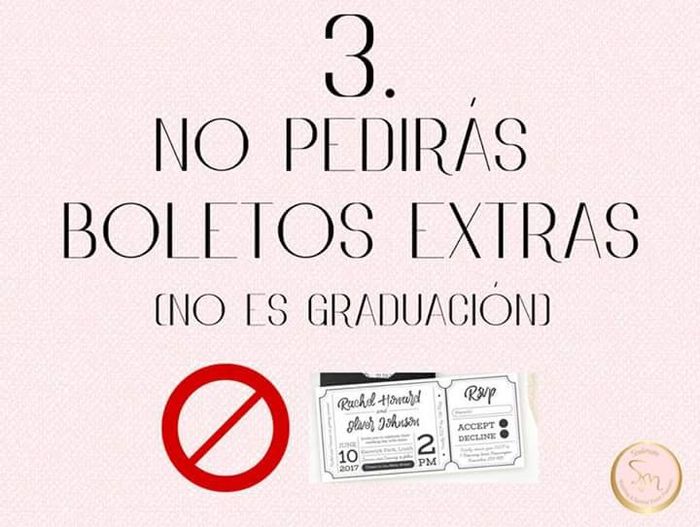 Los 10 mandamientos de una boda 4