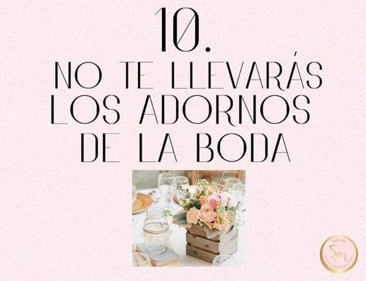 Los 10 mandamientos de una boda - 11