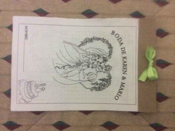 Libro de boda (colorear niños) - 1