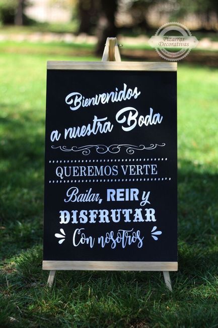 Cuadros de bienvenida - 2