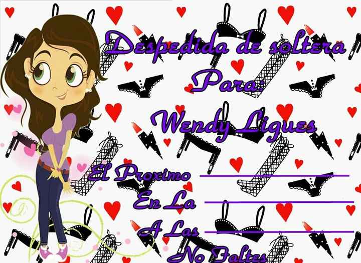 la invitacion de despedida