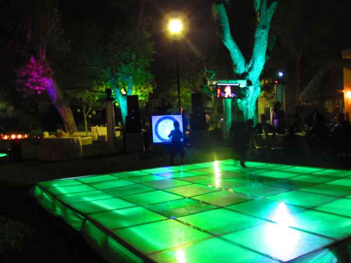 kiero pista iluminada