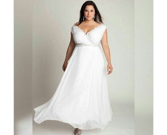 Vestidos de novia talla plus xl - 3