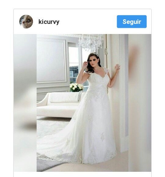 Vestidos de novia talla plus xl - 9