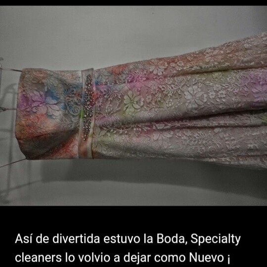 Limpieza de vestido - 1