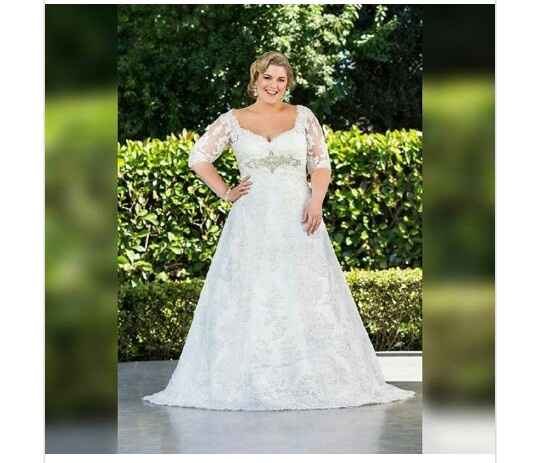 Vestidos de novia talla plus xl - 7