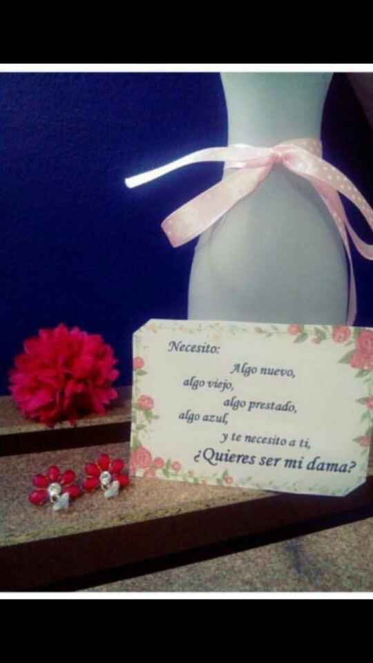 Invitación a Damas de Honor. - 1