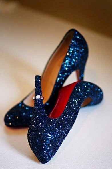 Zapatos azul