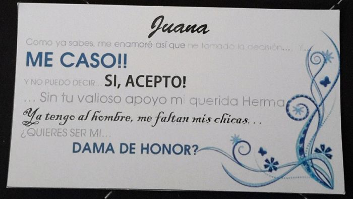 Tarjeta aceptas? Para Dama...