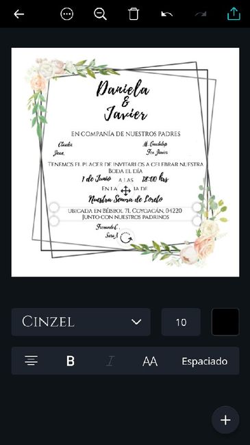 Mis invitaciones .... - 2