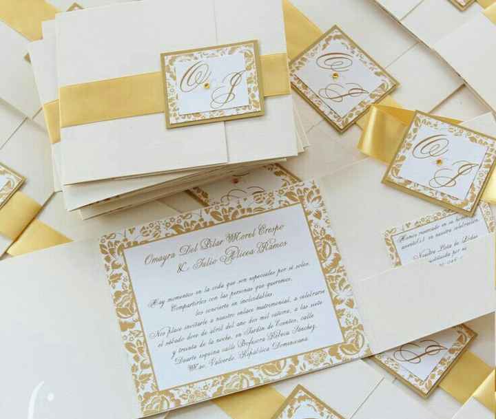 Cual fue o es su presupuesto para las invitaciones?? - 1