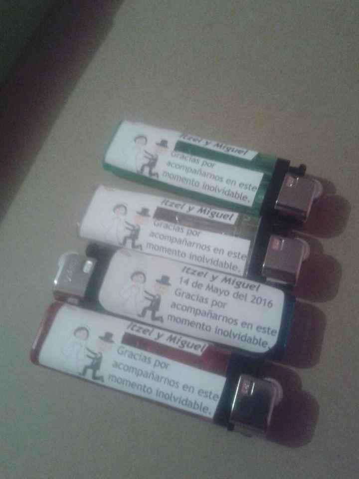 Encendedores recuerdos para hombres.