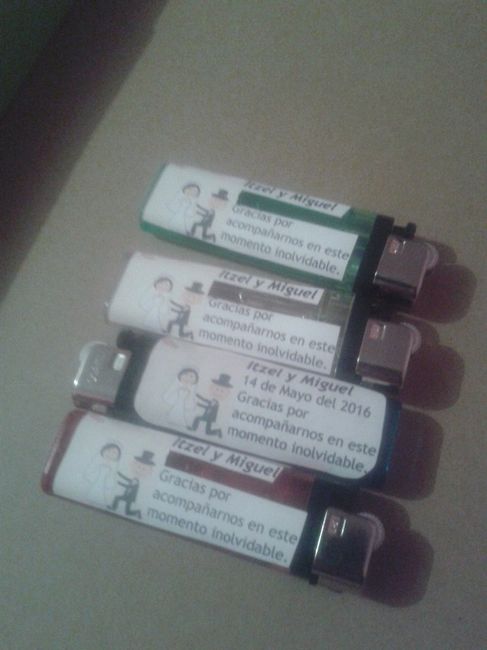 Encendedores recuerdos para hombres.